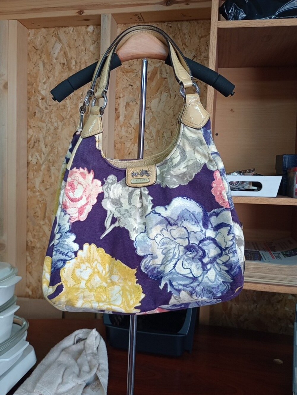 Coach Floral Shoulder Bag